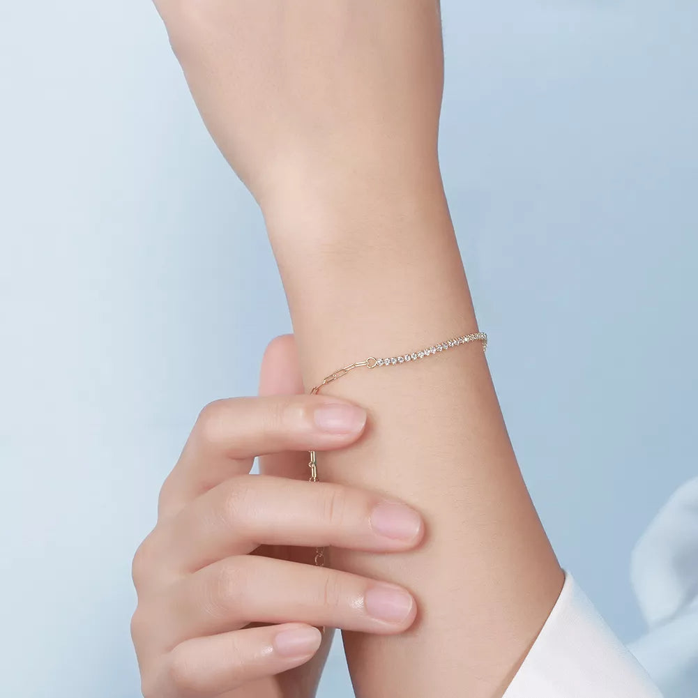 Sterling Silver Tennis Bracelet