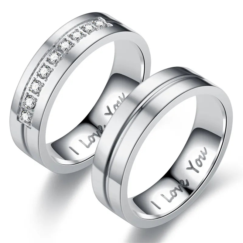 Stainless Steel Promise Ring