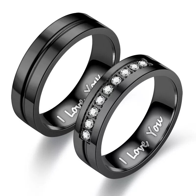 Stainless Steel Promise Ring