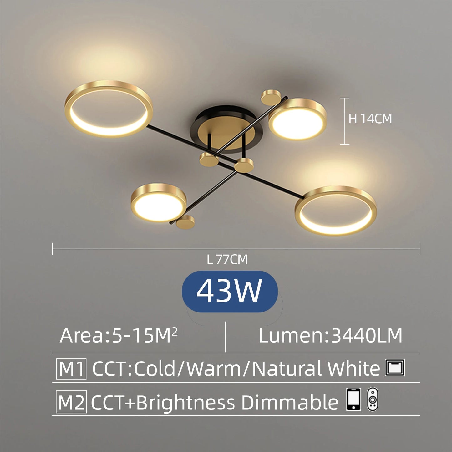 Modern Circle LED Ceiling Light
