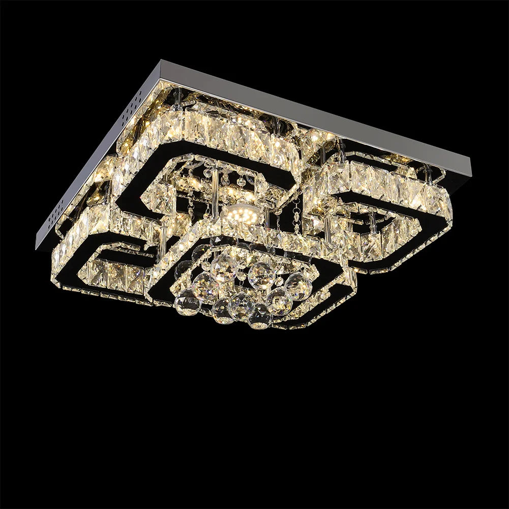 Square Crystal Chandelier
