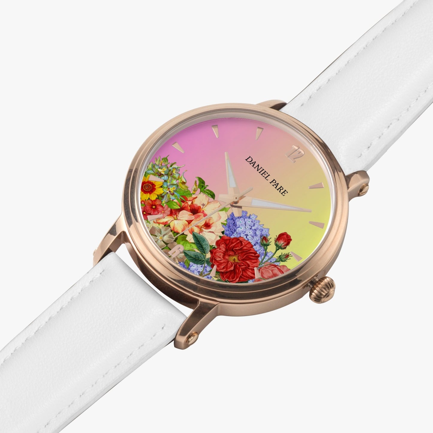 Midsummer Automatic 46mm Display Back Leather Strap Watch For Her