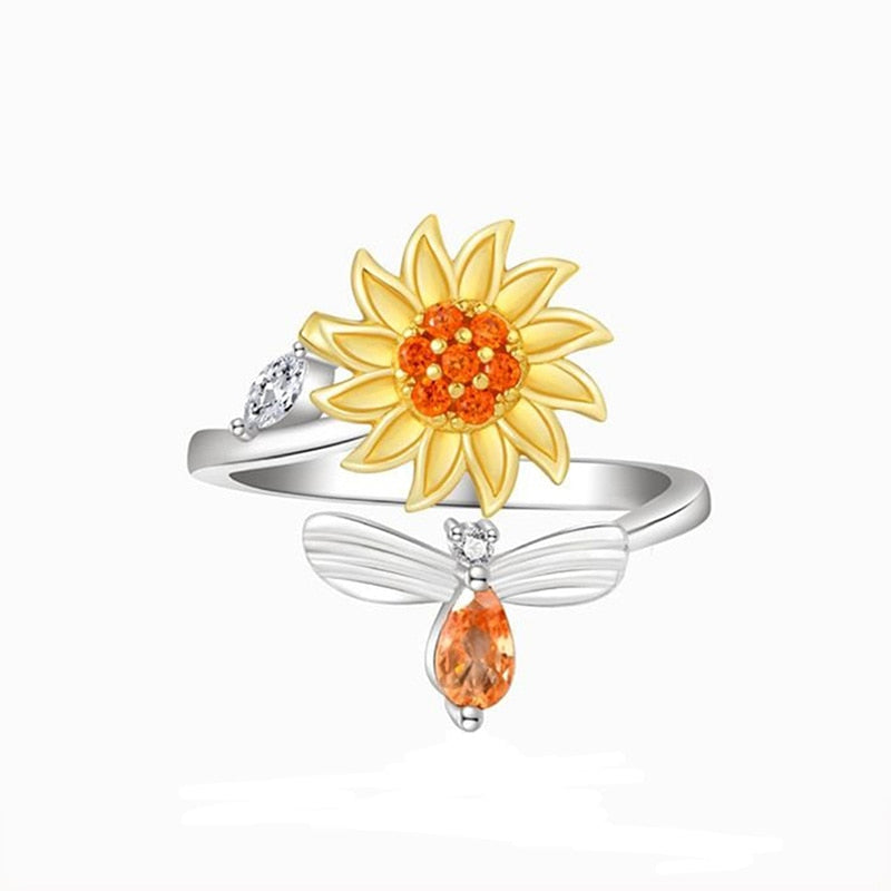 Wonder hippie sale sunflower ring