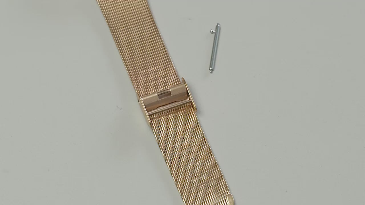 Load video: Adjust any watch strap size in less than a few minutes.