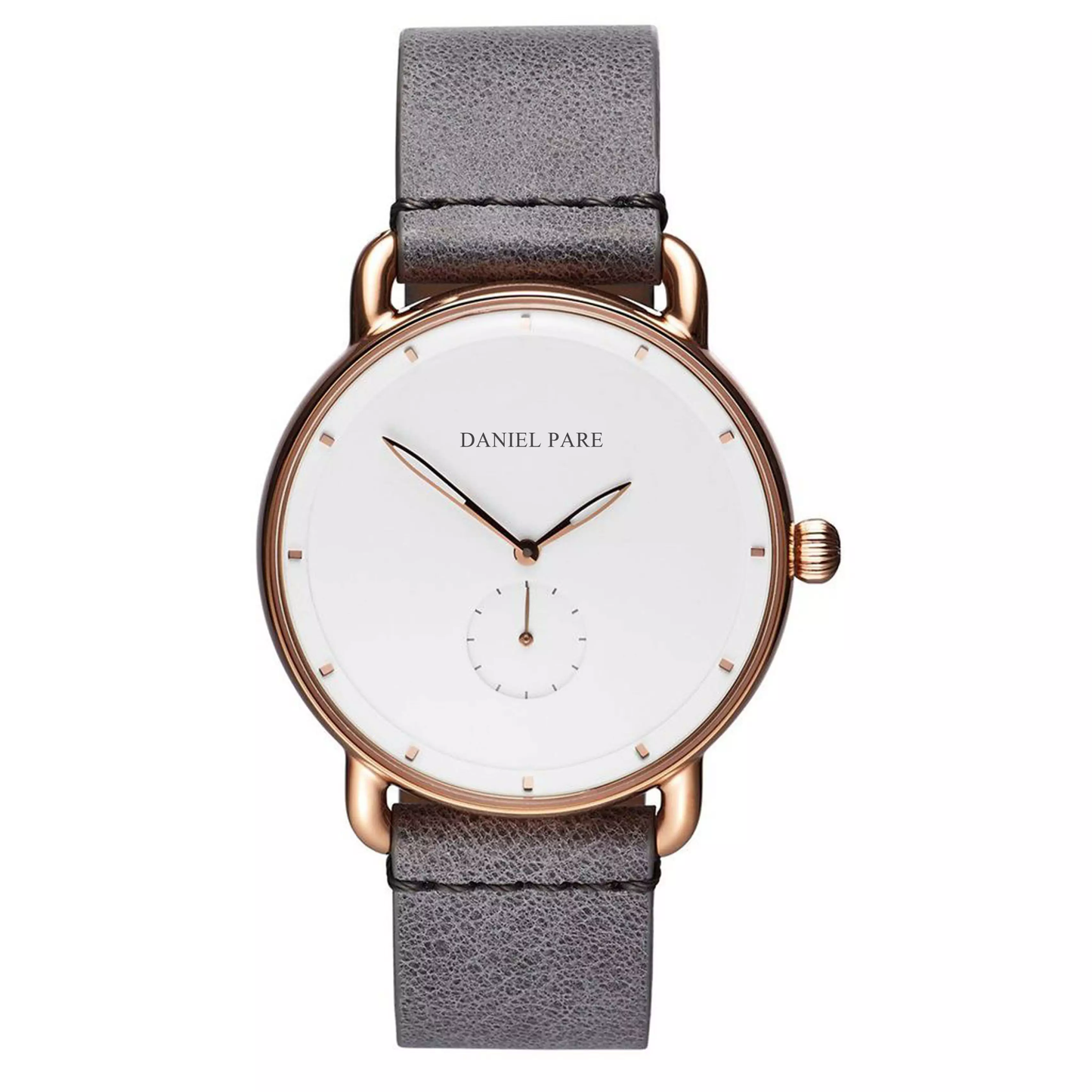 Contemporary 38mm Leather Strap Watch For Her