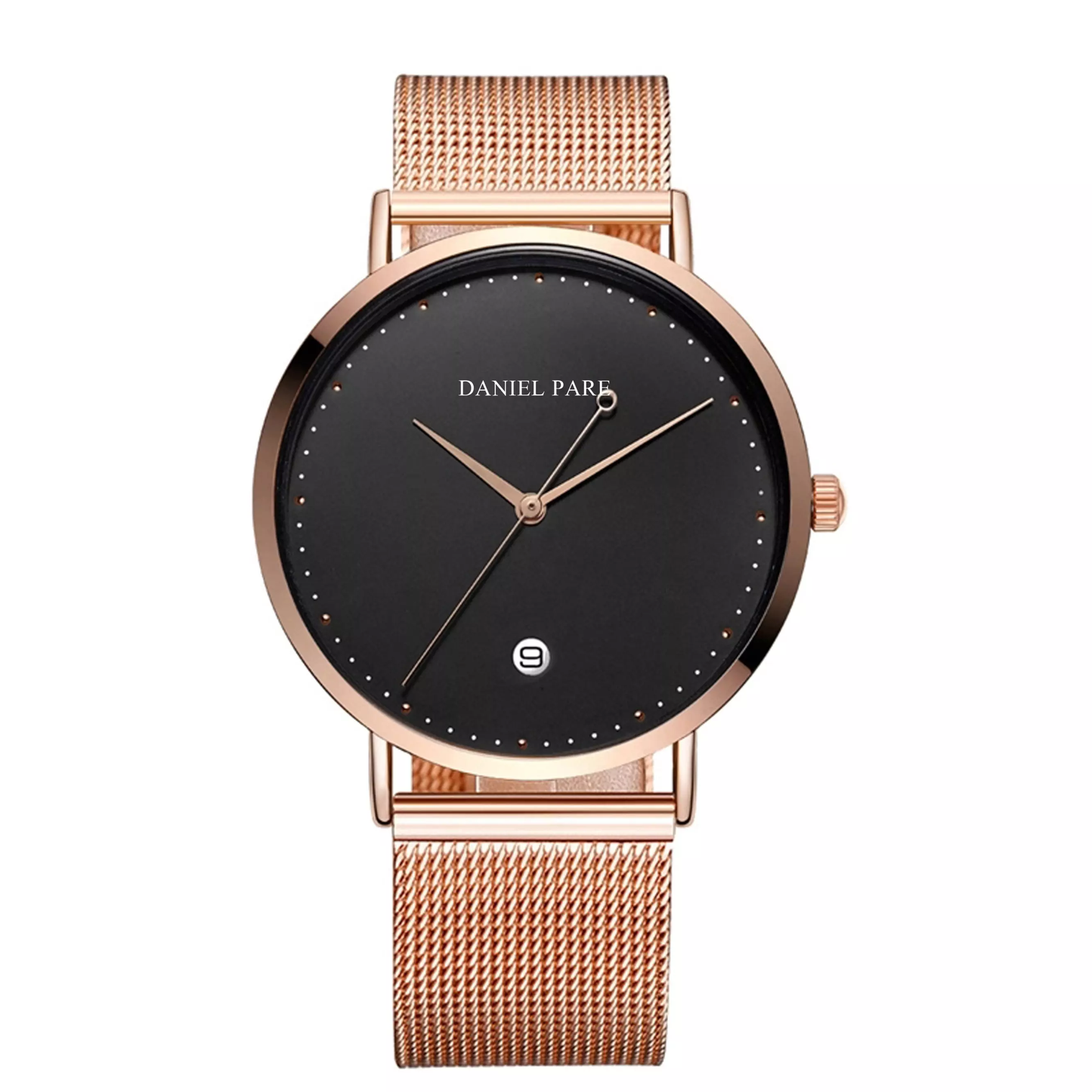 Opulent Classic Slimline 38mm Stainless Steel Watch For Her