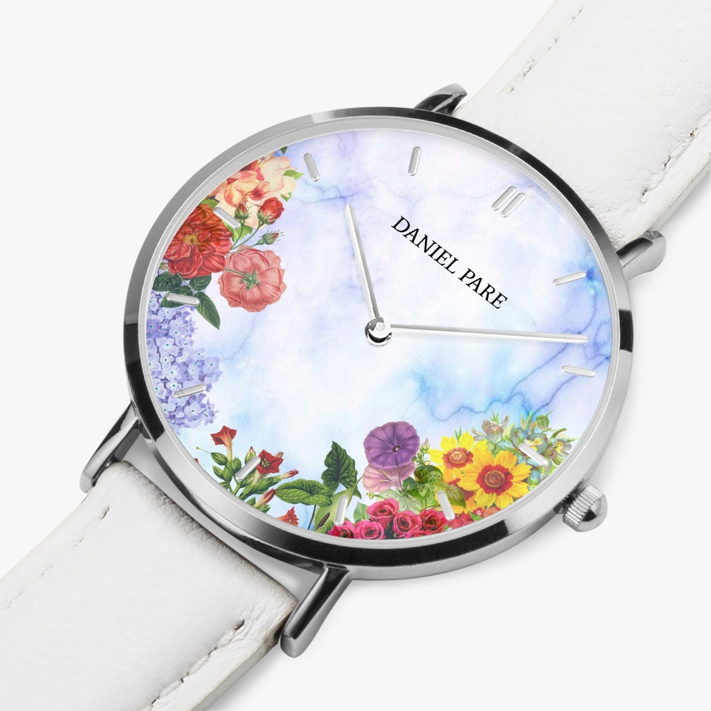 Fields of Colour Classic 38mm Leather Strap Watch For Her
