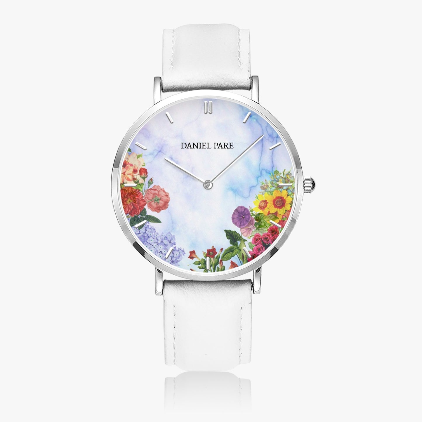 Fields of Colour Classic 38mm Leather Strap Watch For Her